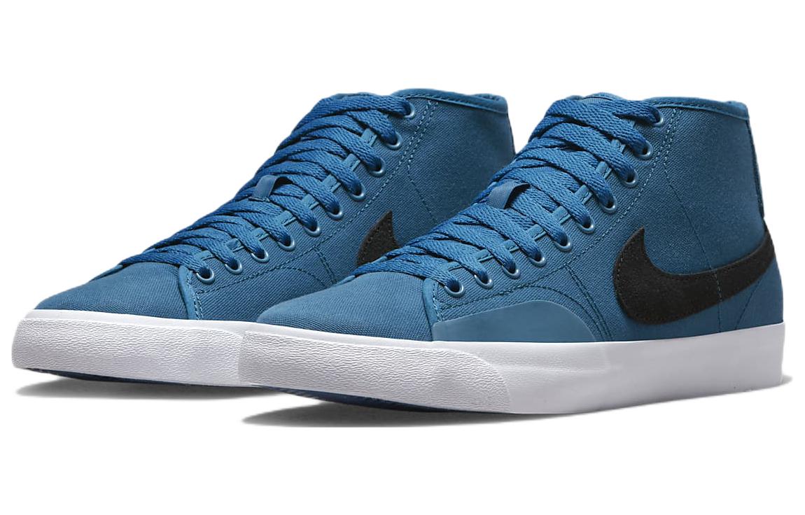 Кеды унисекс Nike Blazer Court Mid Premium, dark marina blue, 42.5 EU