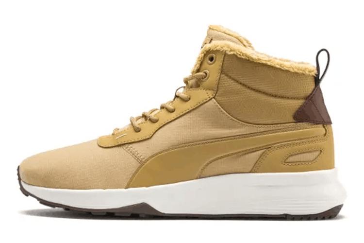 Кроссовки унисекс PUMA Activate Mid-Cat желтые, 42 EU