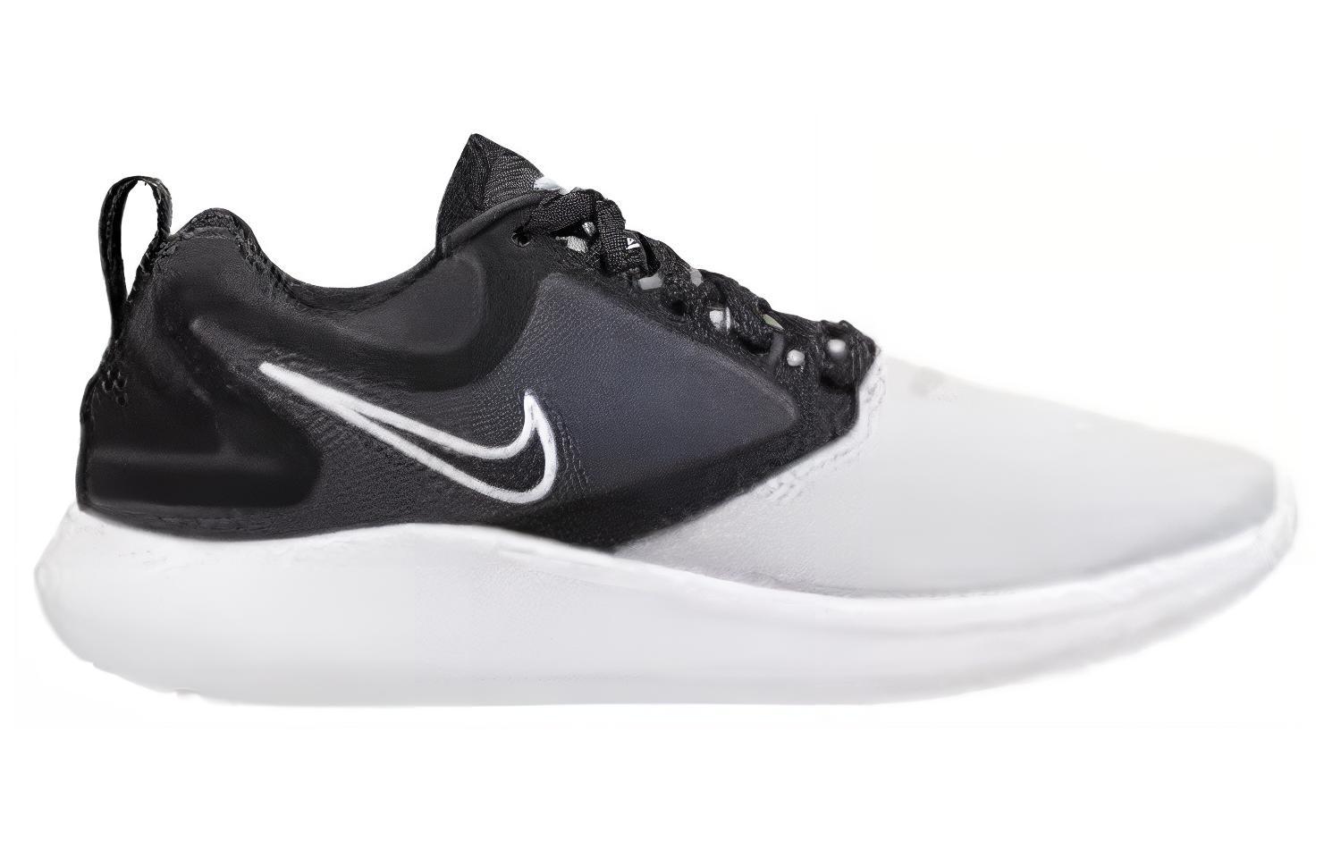Беговые кроссовки унисекс Nike Lunarsolo черно-белые, 37.5 EU