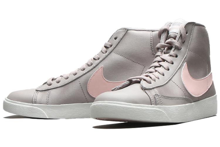 Кеды женские Nike Blazer Mid Premium, pumice echo pink, 38.5 EU