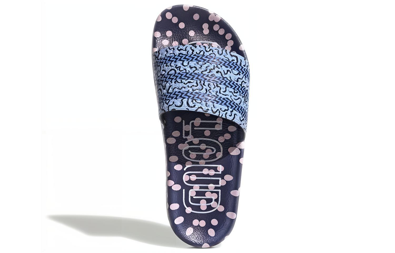 Шлепанцы женские Adidas Adilette Slide Out Loud, blue-pink, 38 EU