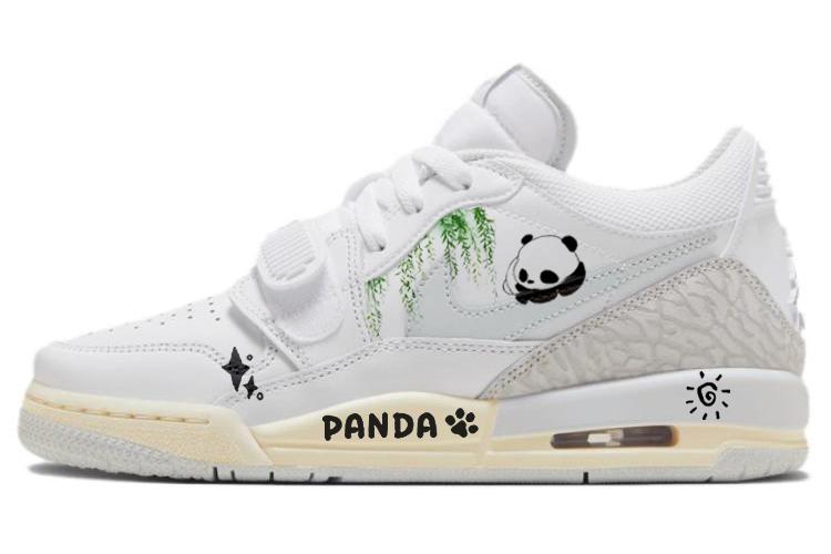 Высокие баскетбольные кроссовки женские Jordan Legacy 312 Vintage серебристо-белые, 39 EU