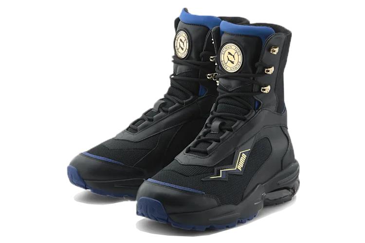 Кроссовки женские PUMA Balmain X Cell Stella Mid черные, 38 EU