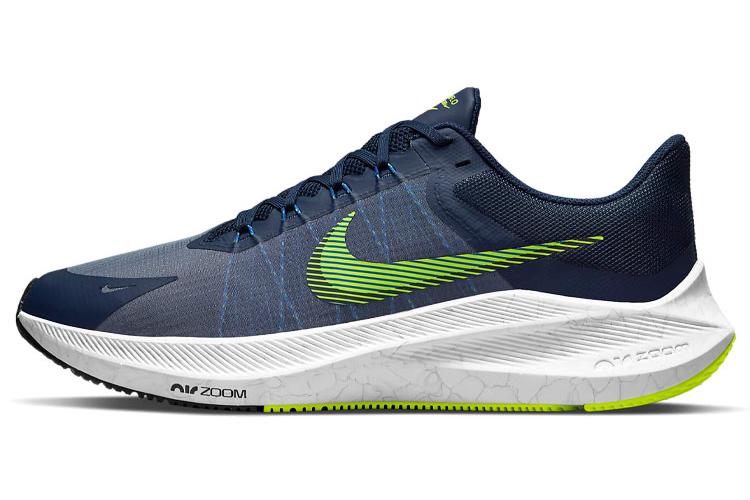 Кроссовки мужские Nike Zoom Winflo 8 Midnight Navy Volt, 43 EU