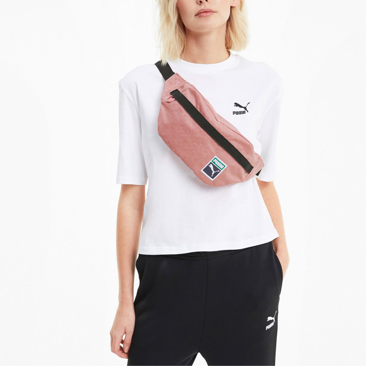 Поясная сумка унисекс PUMA Fabric Fanny Pack розовая