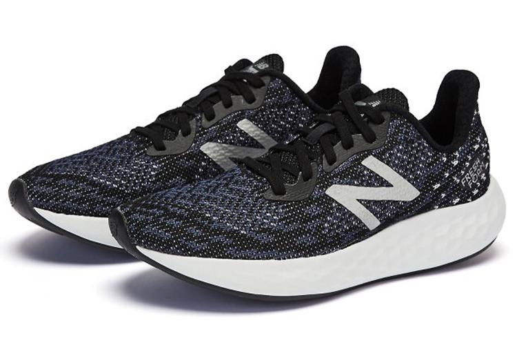 Кроссовки женские New Balance Fresh Foam Series черные серебристые, 37 EU