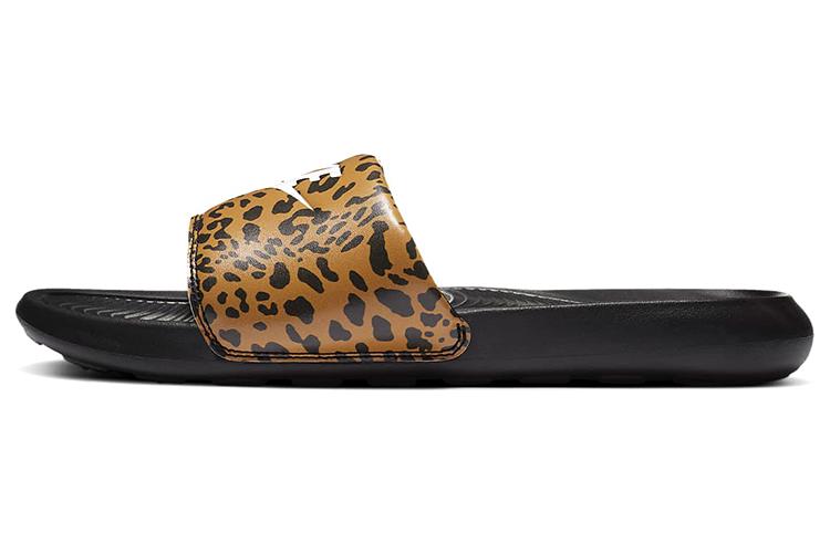 Шлепанцы женские Nike Victori One леопардовые, 38 EU