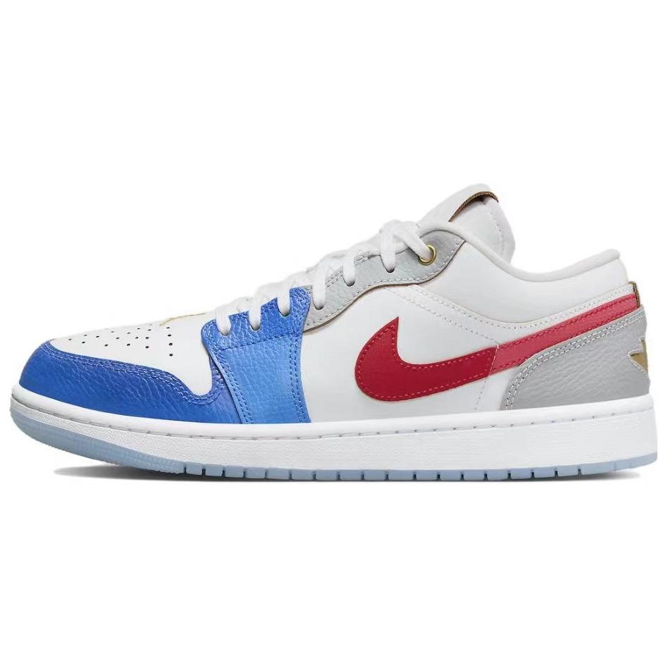 Кеды мужские Jordan Air Jordan 1 Low-Top серо-голубые, 44 EU