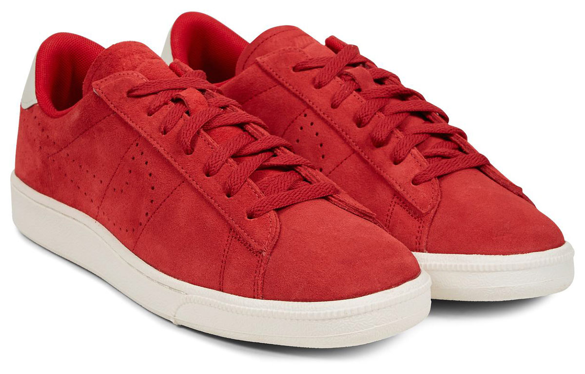 Кроссовки унисекс Nike Tennis Classic CS Suede, красные, 42 EU