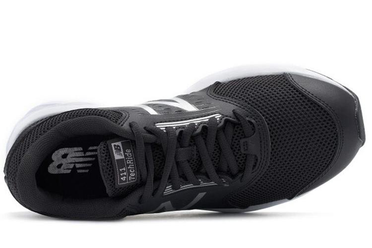 Кроссовки женские New Balance W411 черные-белые, 35 EU