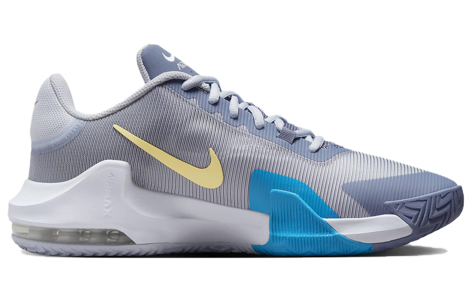 Кроссовки унисекс Nike Air Max Impact 4 ashen slate citron tint, 45 EU