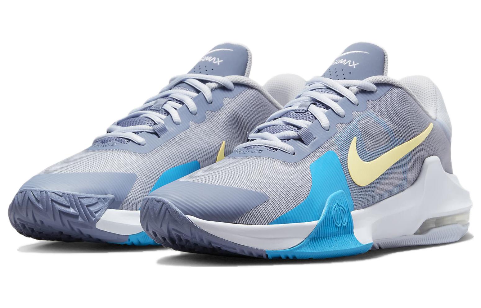 Кроссовки унисекс Nike Air Max Impact 4 ashen slate citron tint, 45 EU