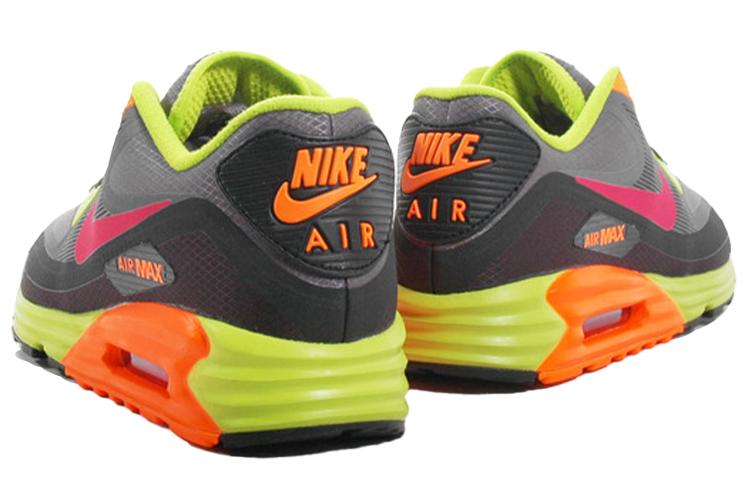 Кроссовки мужские Nike Air Max Lunar90 Low Top серые/зеленые, 44 EU
