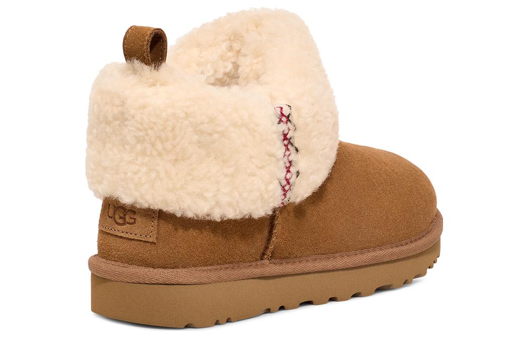 Сапоги женские UGG Classic Ultra Mini Boot Heritage Braid каштановые, 38 EU