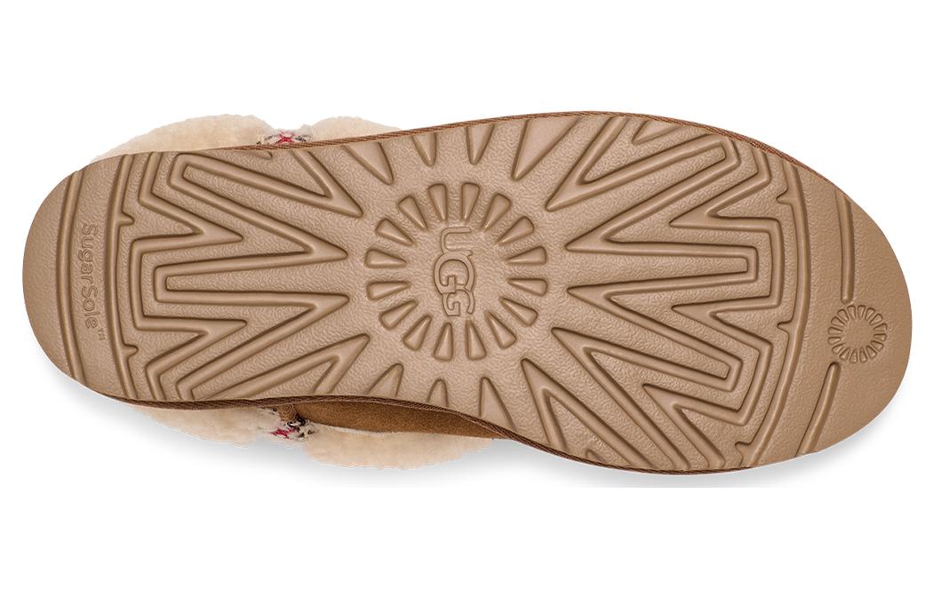 Сапоги женские UGG Classic Ultra Mini Boot Heritage Braid каштановые, 38 EU