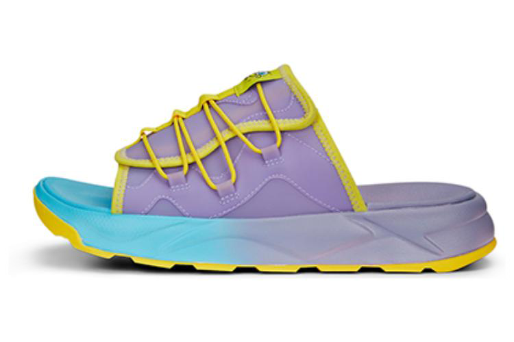 Шлепанцы унисекс PUMA RS-X SpongeBob SquarePants фиолетово-синие