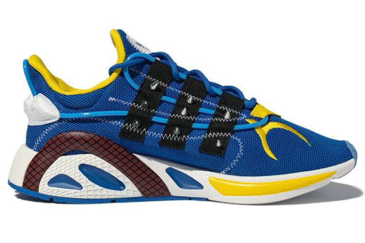 Кроссовки унисекс Adidas Lexicon Bait X Street Fighter Chun Li синие-желтые, 39 1/3 EU