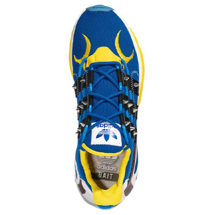 Кроссовки унисекс Adidas Lexicon Bait X Street Fighter Chun Li синие-желтые, 39 1/3 EU