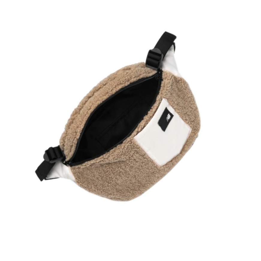 Поясная сумка New Balance Plush With Textile коричневая