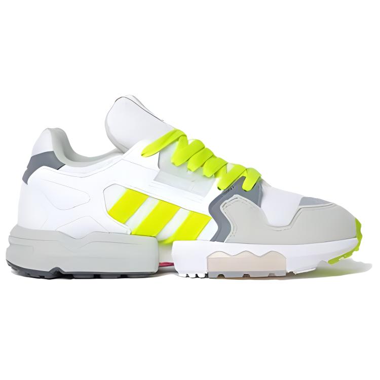 Кроссовки унисекс Adidas Footpatrol X ZX Torsion белые-желтые, 44 2/3 EU