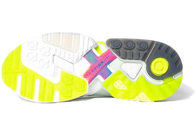 Кроссовки унисекс Adidas Footpatrol X ZX Torsion белые-желтые, 44 2/3 EU