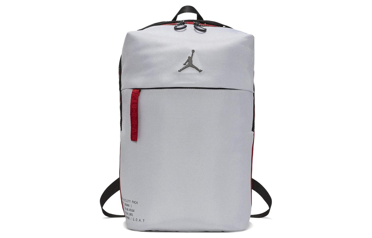 Рюкзак унисекс Jordan 9A0164-001 бело-серый