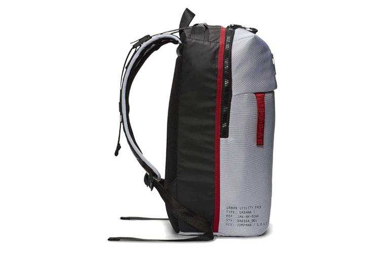 Рюкзак унисекс Jordan 9A0164-001 бело-серый