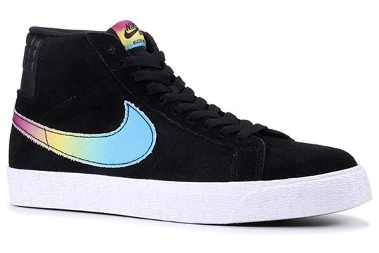 Кроссовки унисекс Nike SB Blazer Zoom Mid Lance Mountain 70s черные, 44 EU