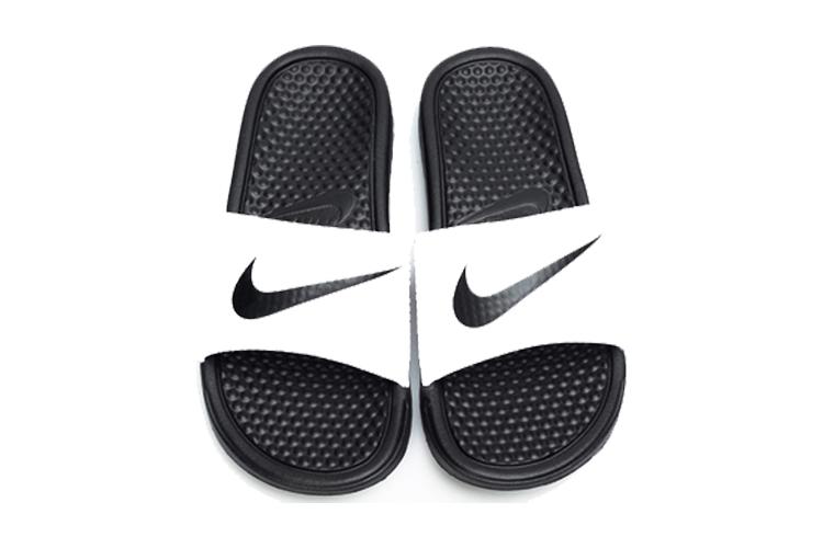 Шлепанцы женские Nike Benassi Swoosh черные, 36.5 EU