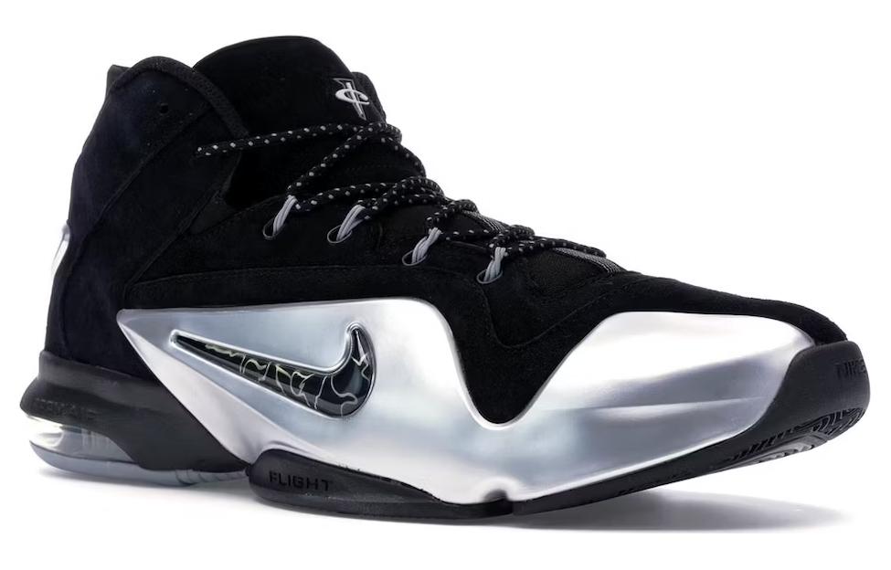 Кроссовки мужские Nike Penny 6 черные metallic silver, 45 EU
