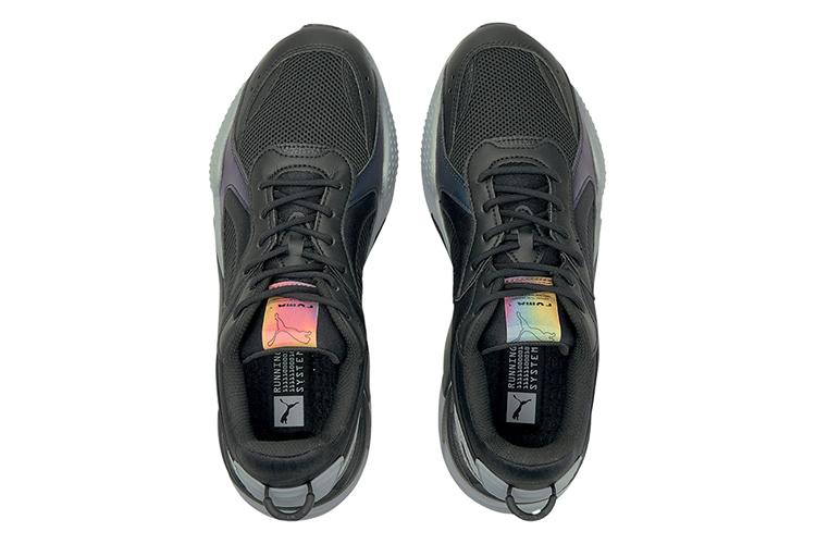 Кроссовки унисекс PUMA RS X Futurverse черные-серые, 36 EU