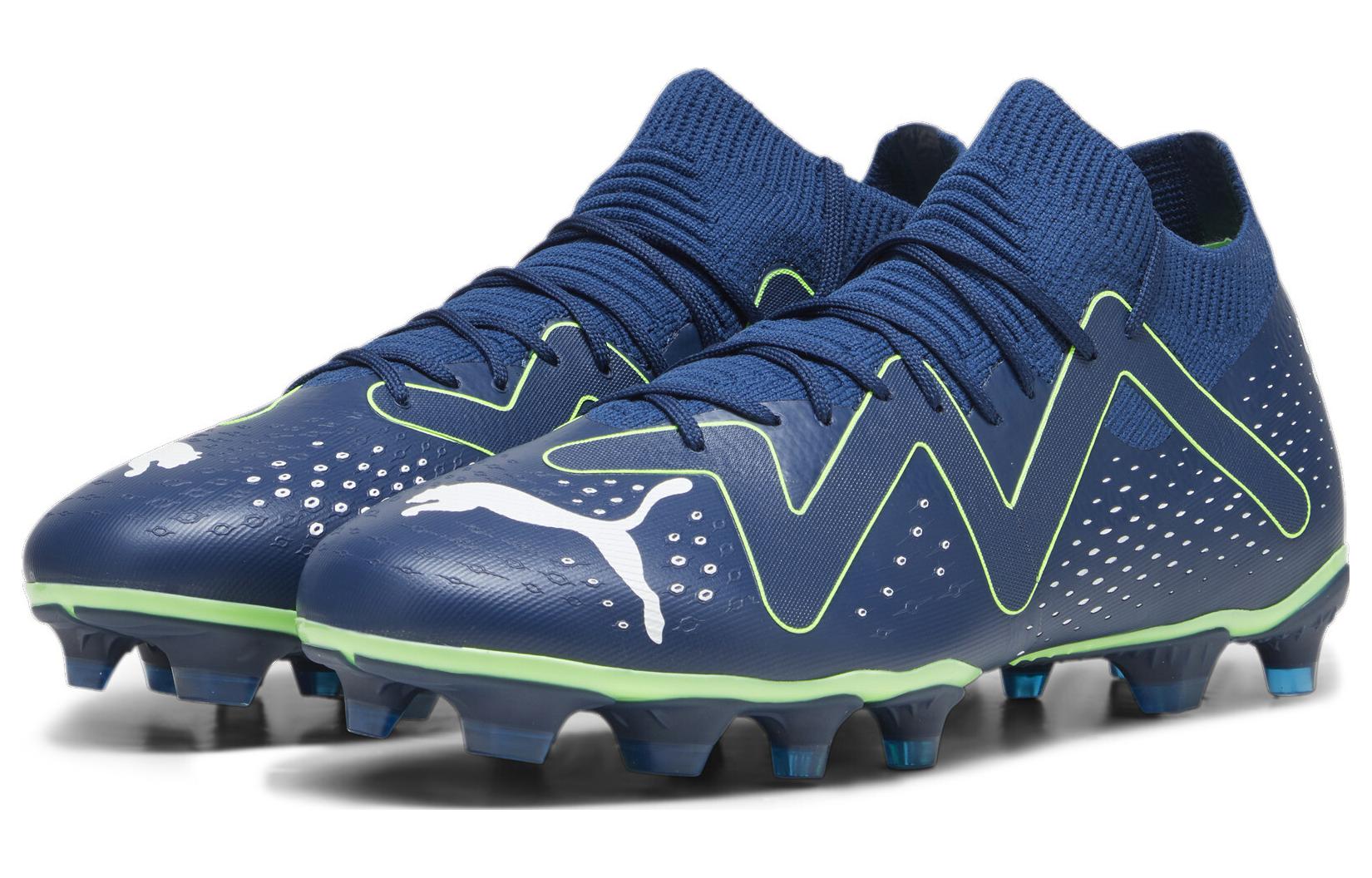 Футбольные бутсы мужские PUMA Future Match FG/AG, синие, 43 EU