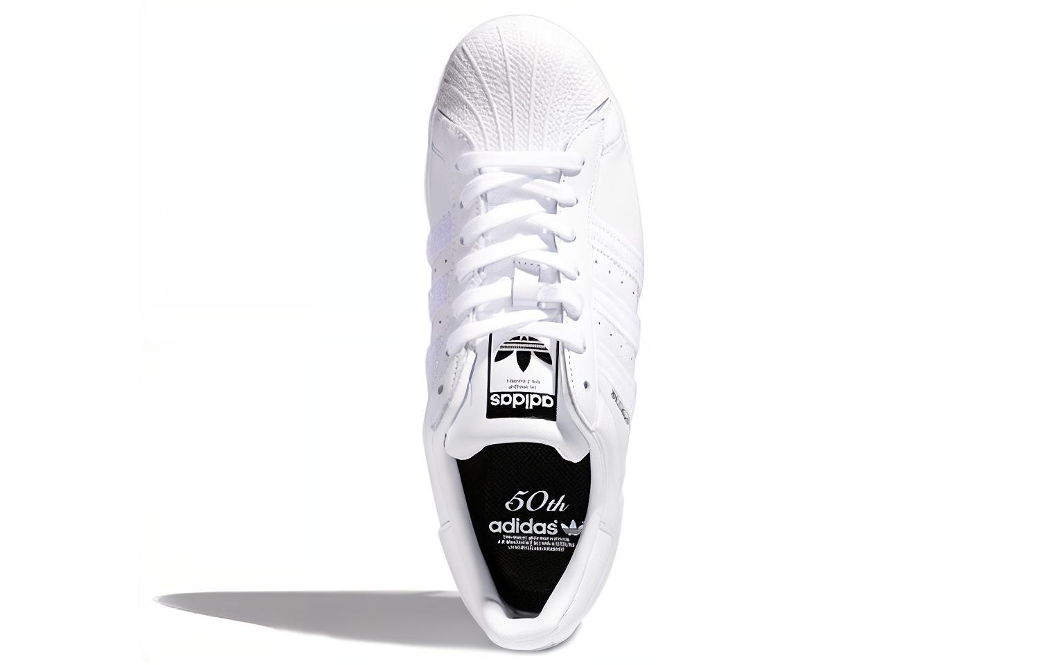 Кроссовки унисекс Adidas Originals Superstar белые, 36 2/3 EU