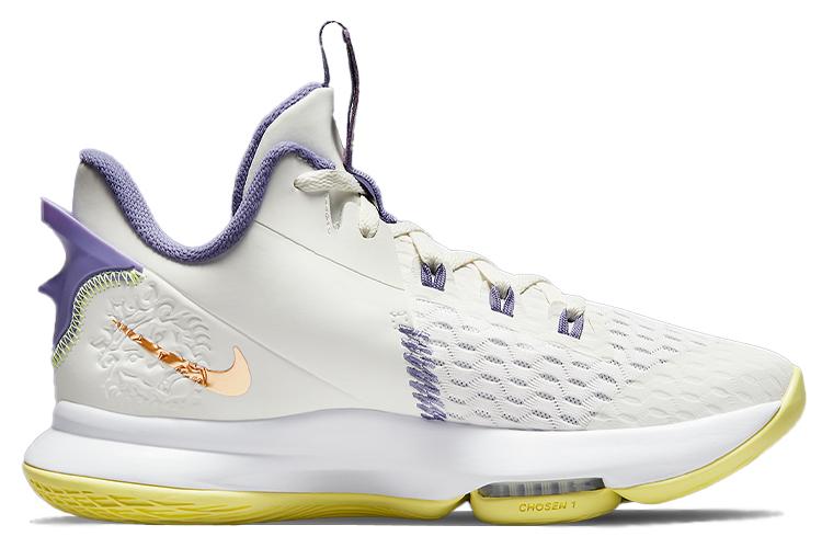 Кроссовки мужские Nike LeBron Witness 5 Ep белые, 41 EU