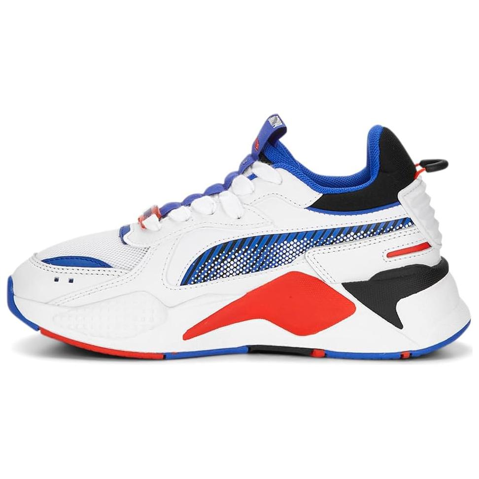 Кроссовки унисекс PUMA RS X Low белый синий, 38 EU