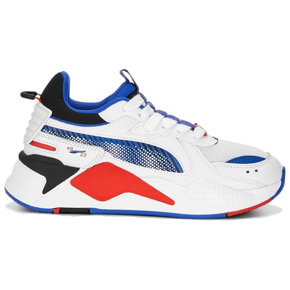 Кроссовки унисекс PUMA RS X Low белый синий, 38 EU
