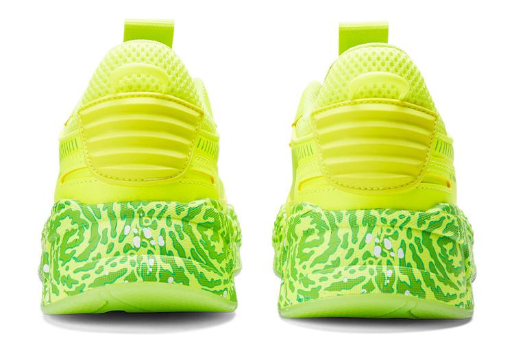 Кроссовки мужские PUMA RS X Rick And Morty желто-зеленые, 44.5 EU