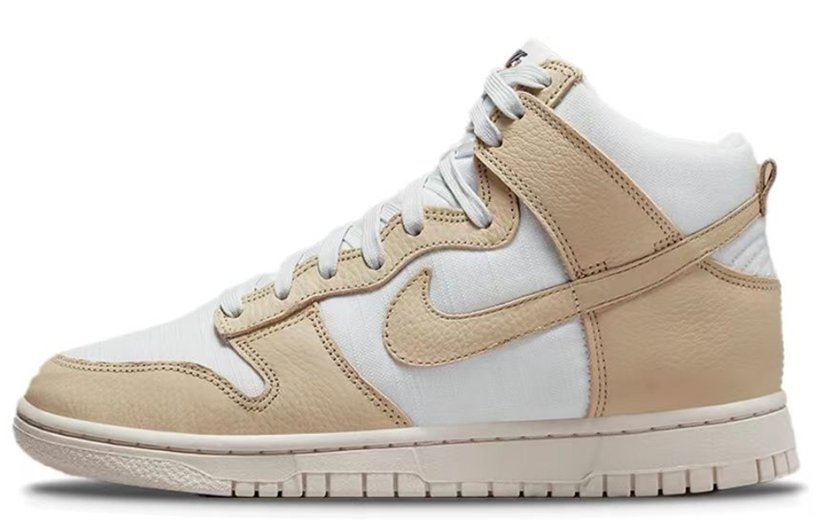 Спортивные кеды женские Nike Dunk ADCDAVINCI Custom серые и белые, 37.5 EU