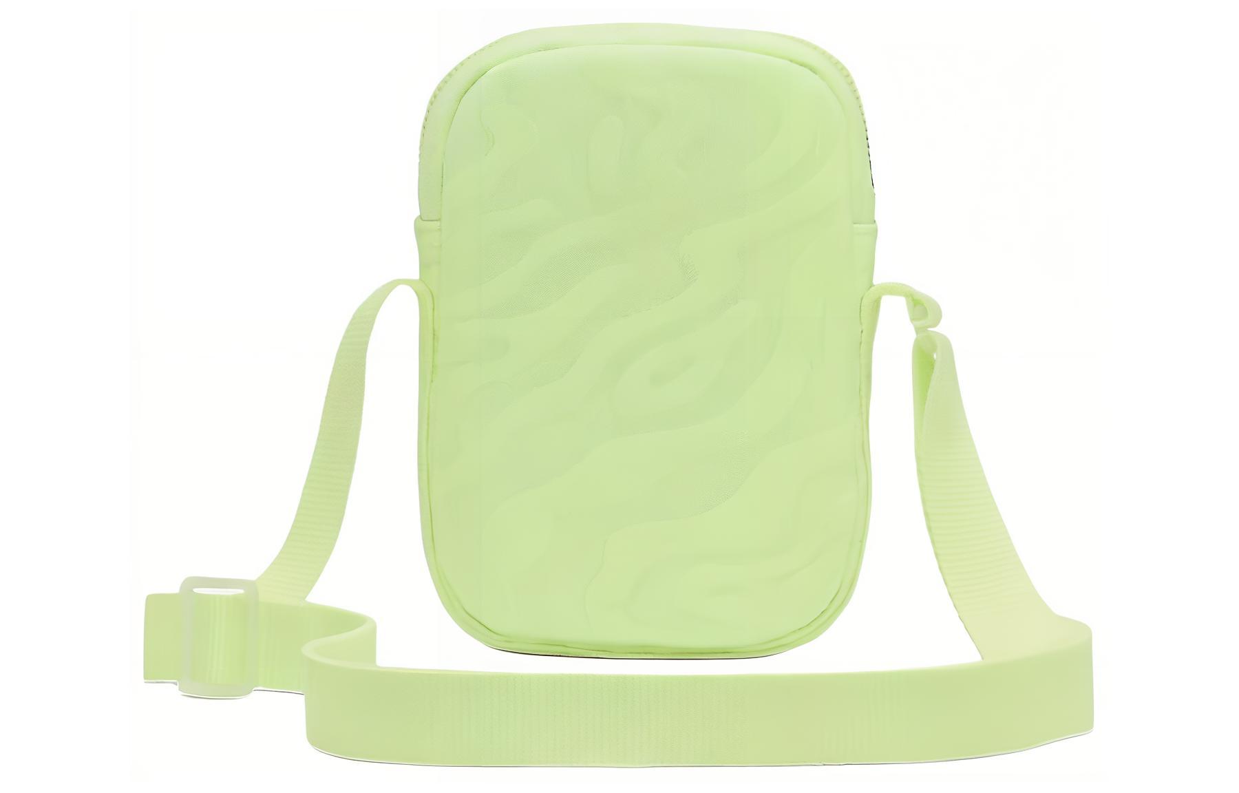 Сумка Nike Heritage Small 1L зеленая, белая