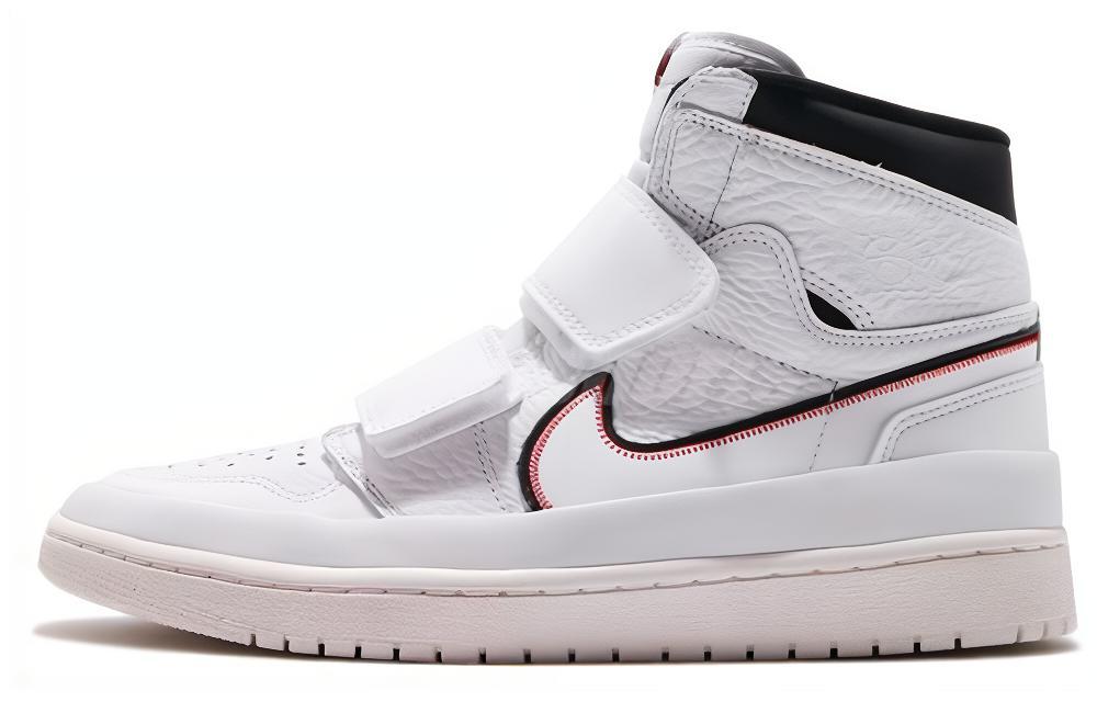Спортивные кеды мужские Air Jordan 1 Retro High Double Strap белые
