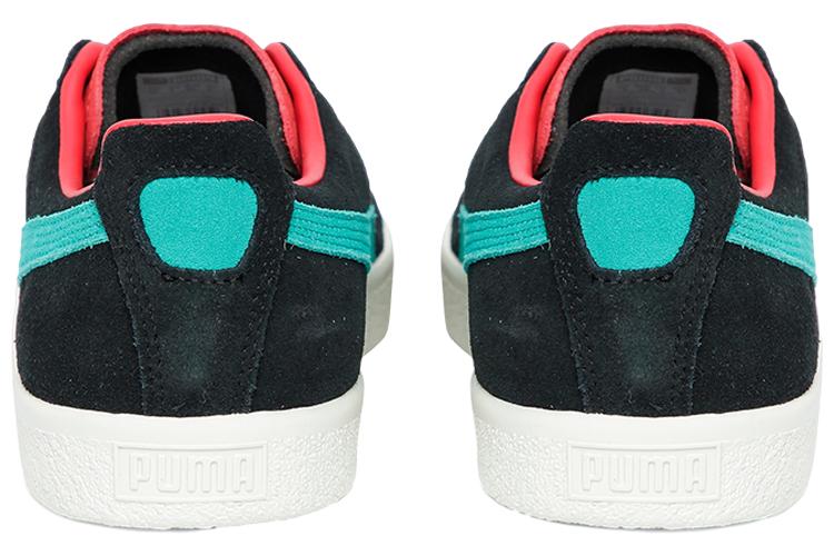 Кеды унисекс PUMA Clyde From The Archive черные с бирюзовым, 35.5 EU