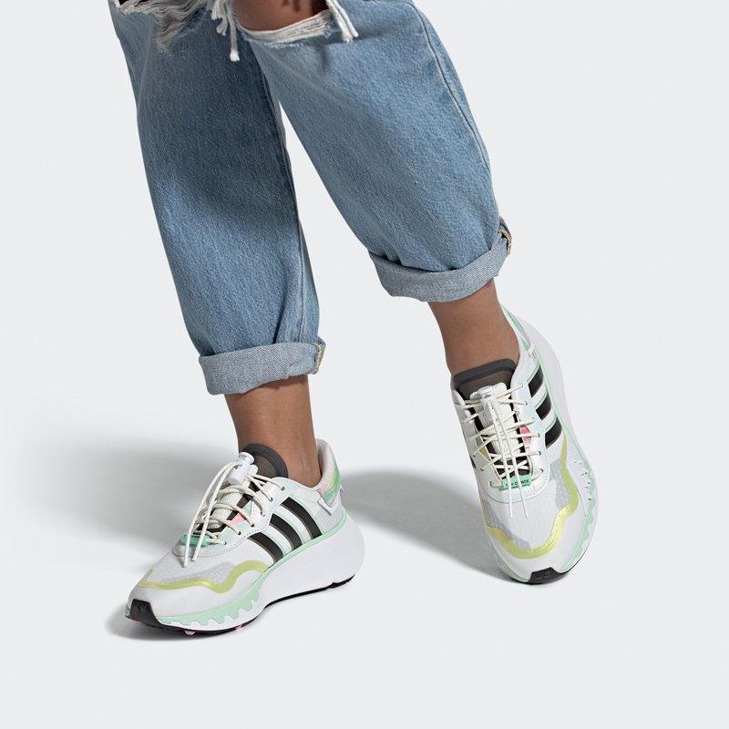 Кроссовки женские Adidas Choigo Cloud, frozen green, 39 1/3 EU