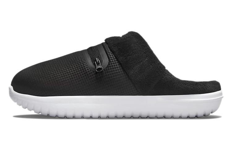 Шлепанцы женские Nike Burrow черные, белые, 35.5 EU