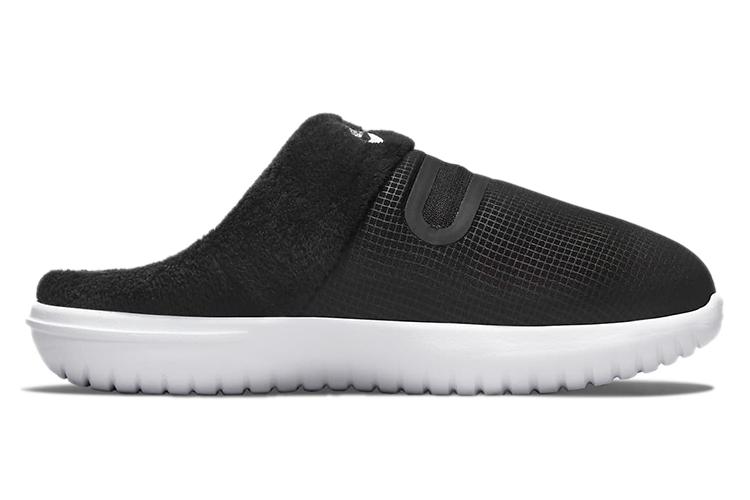 Шлепанцы женские Nike Burrow черные, белые, 35.5 EU