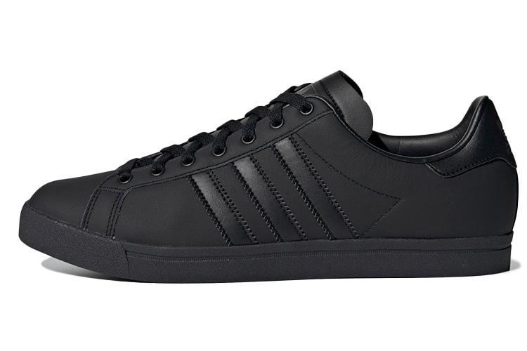 Кроссовки унисекс Adidas Coast Star черные, 43 1/3 EU