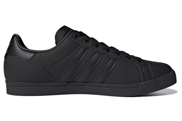 Кроссовки унисекс Adidas Coast Star черные, 43 1/3 EU