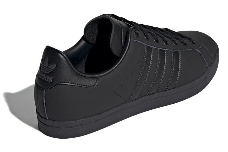 Кроссовки унисекс Adidas Coast Star черные, 43 1/3 EU