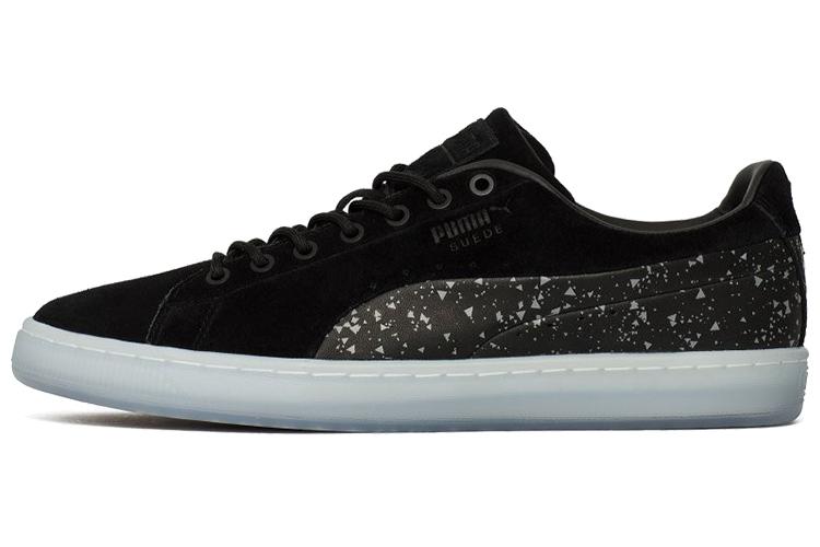 Кроссовки унисекс PUMA Suede Naturel черные, 35.5 EU