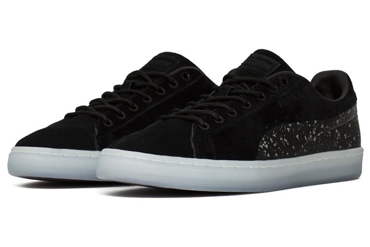 Кроссовки унисекс PUMA Suede Naturel черные, 35.5 EU