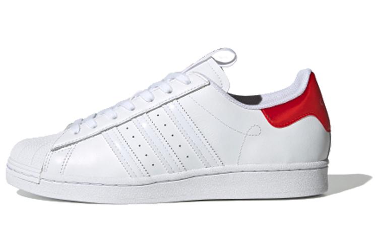 Кеды унисекс Adidas Originals Superstar Tokyo City Pack белые/красные, 36 2/3 EU